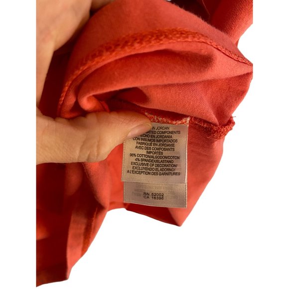 Liz Claiborne New York Coral Red Top Women's S - Picture 2 of 6